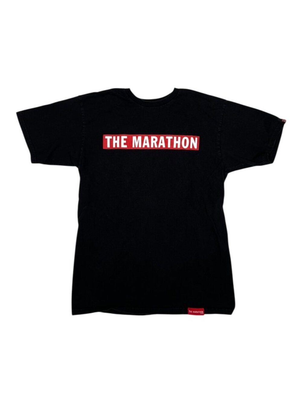 The Marathon Clothing Crenshaw T-Shirt Nipsey Hussle Black Box Logo Size Medium